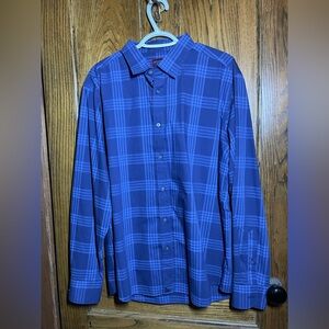 UNTUCKit Button Down Shirt Men’s Blue Plaid